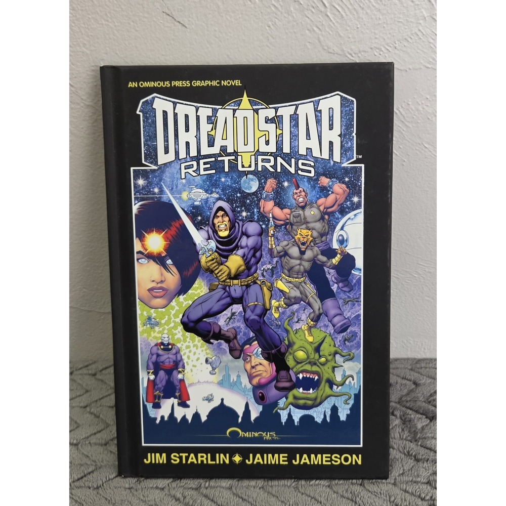 Dreadstar Returns Hardcover Graphic Novel Jim Starlin Ominous Press Vanth Signed